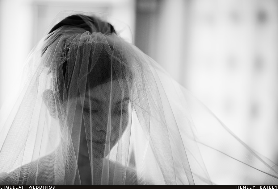 Ashley under her veil