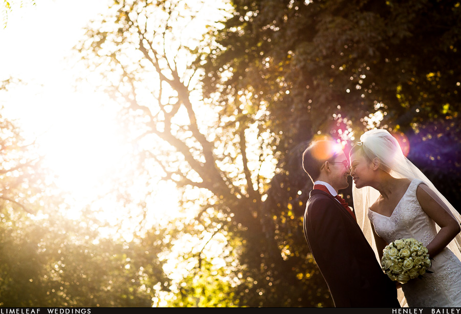 Alan and Ashley in the kyoto gardens, holland park