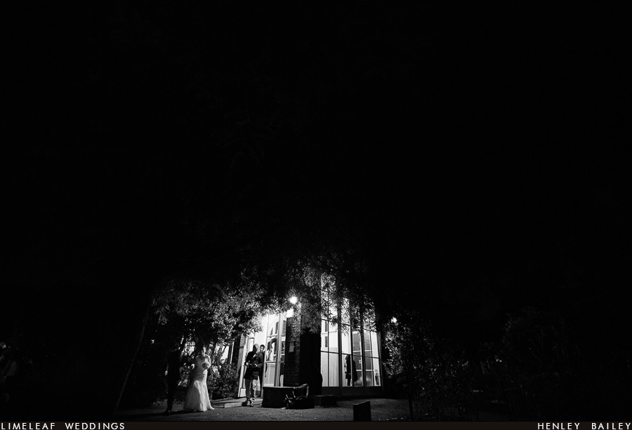 Leaving the Holland Park Orangery at the end of the day