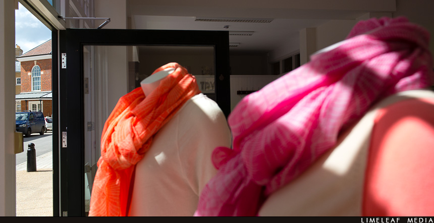 Yard clothes shop in Poundbury