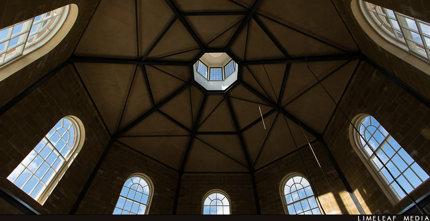 Buttermarket roof interior