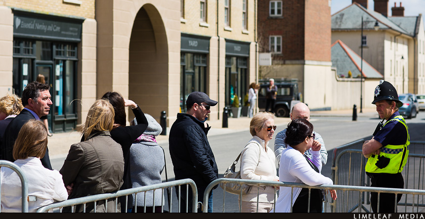 Police at Poundbury